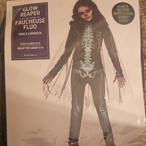 Glow Reaper Kids Costume - Black